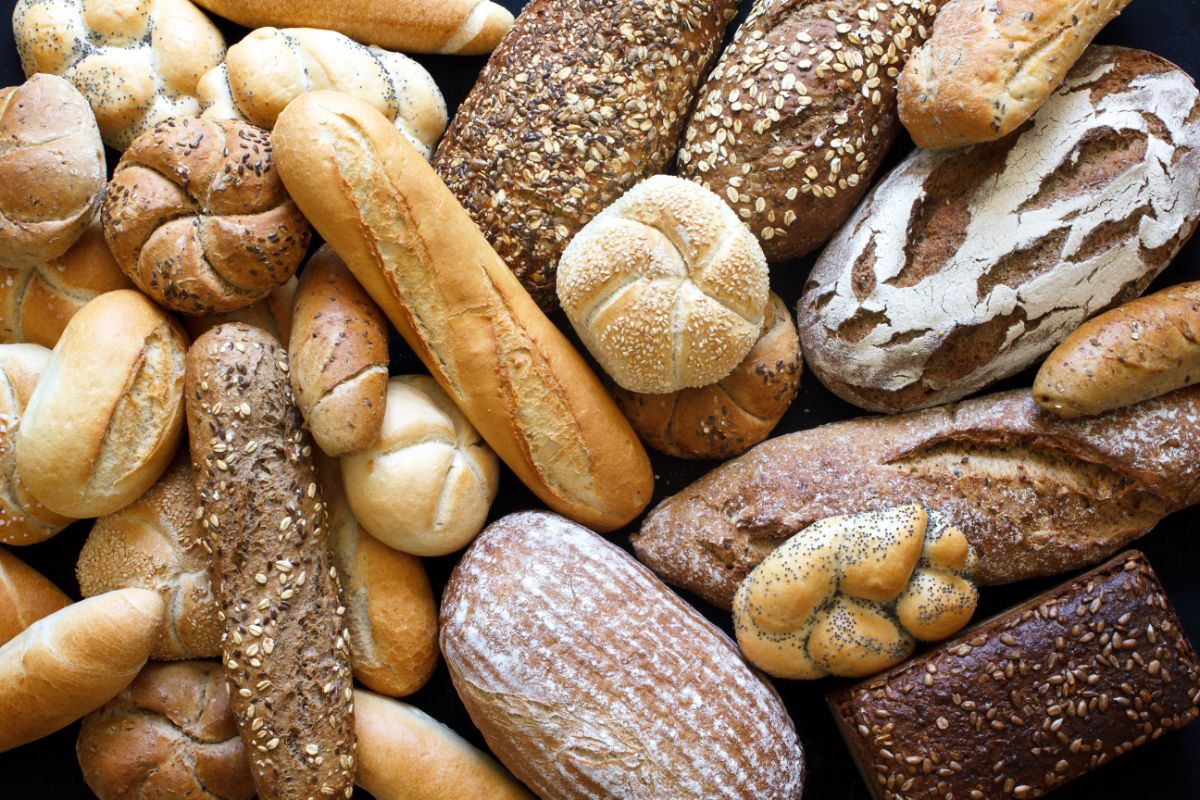 Different types of bread